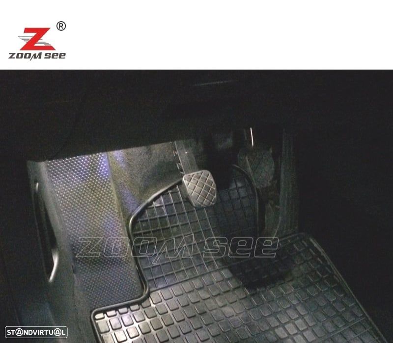 KIT COMPLETO DE 18 LÂMPADAS LED INTERIOR PARA VOLKSWAGEN VW TOUAREG I 7LA 7L6 7L7 2002-2009 - 2