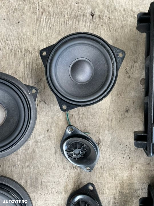 sistem audio pentru bmw seria 5 F10 model  HIFI complet cu 12 difuzoare 2 wafer 5 twitter si 5 difuzoare medii amplificator suport si cablaj - 6