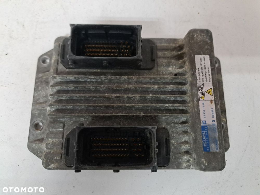 OPEL MERIVA 1.7 KOMPUTER  STEROWNIK  SILNIKA 97350948 - 3