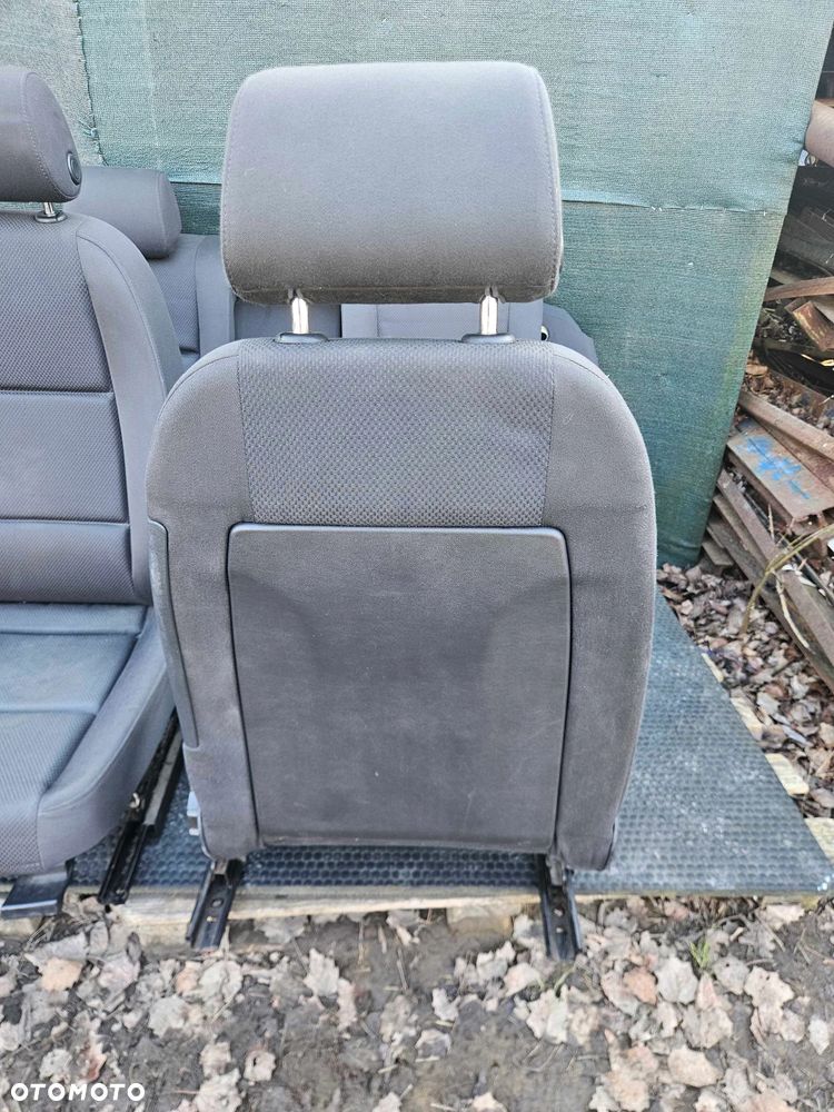 Fotele Fotel Kanapa Składana Welur Czarny Soul Podłokietnik Audi A4 B6 B7 Sedan Kombi Komplet - 13