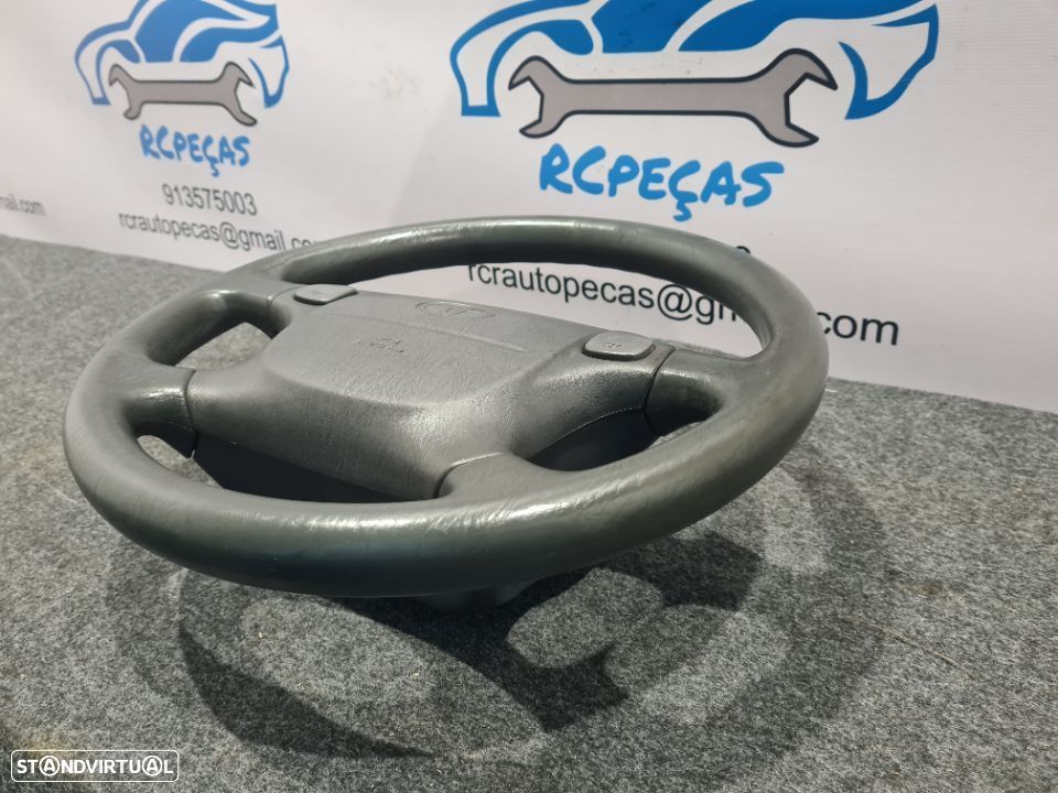 VOLANTE GUIADOR COMPLETO TOYOTA COROLLA E100 COMPACT PELE AIRBAG - 4
