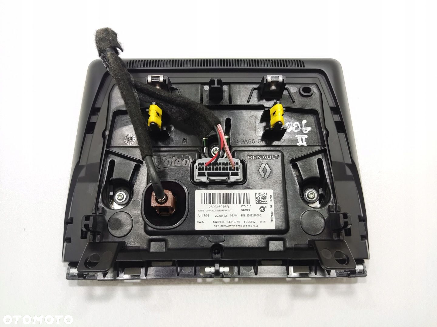 WYŚWIETLACZ EKRAN MONITOR NAWIGACJI RENAULT ZOE II 280346916R 2019-2024 - 5