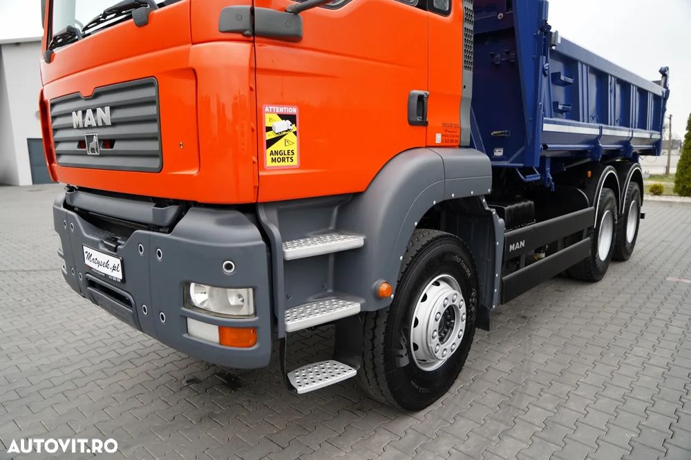 MAN TGA 33.350 / 6x4 / BASCUNĂ / BASCUNĂ HIDRODOXICĂ / MEILLER KIPPER / BORDMATIC / MANUALĂ / IMPORTATĂ - 17
