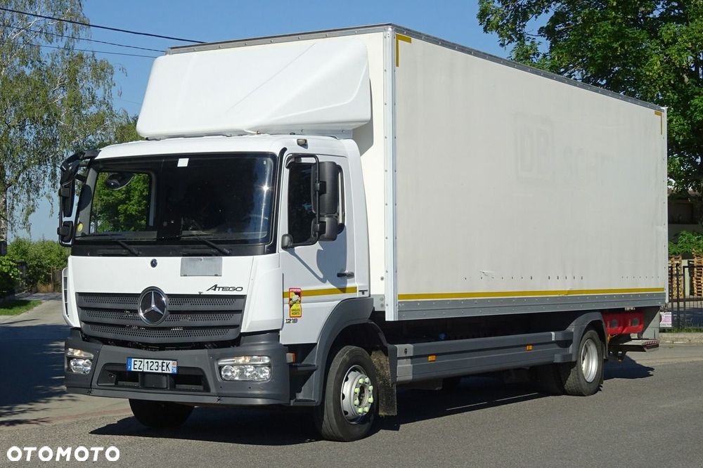 Mercedes-Benz Atego 1218 Euro6 tylko 323tys.km Kontener 18p winda Sprowadzony - 1