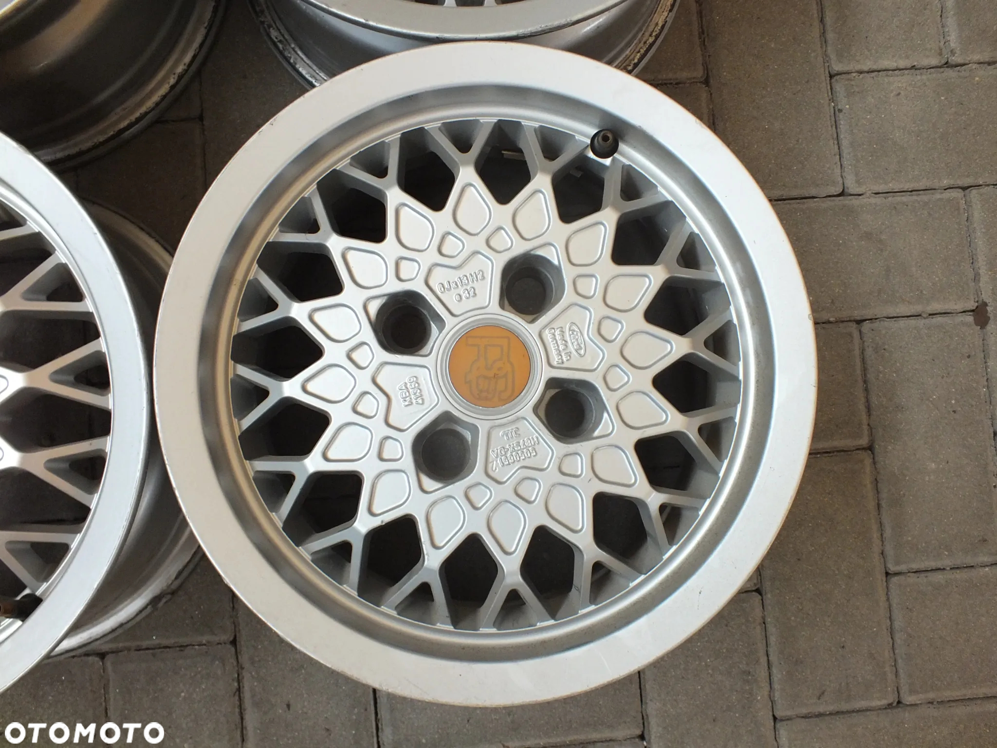 Felgi aluminiowe 4x108 13 cali Ford RS oryginał retro super stan - 5