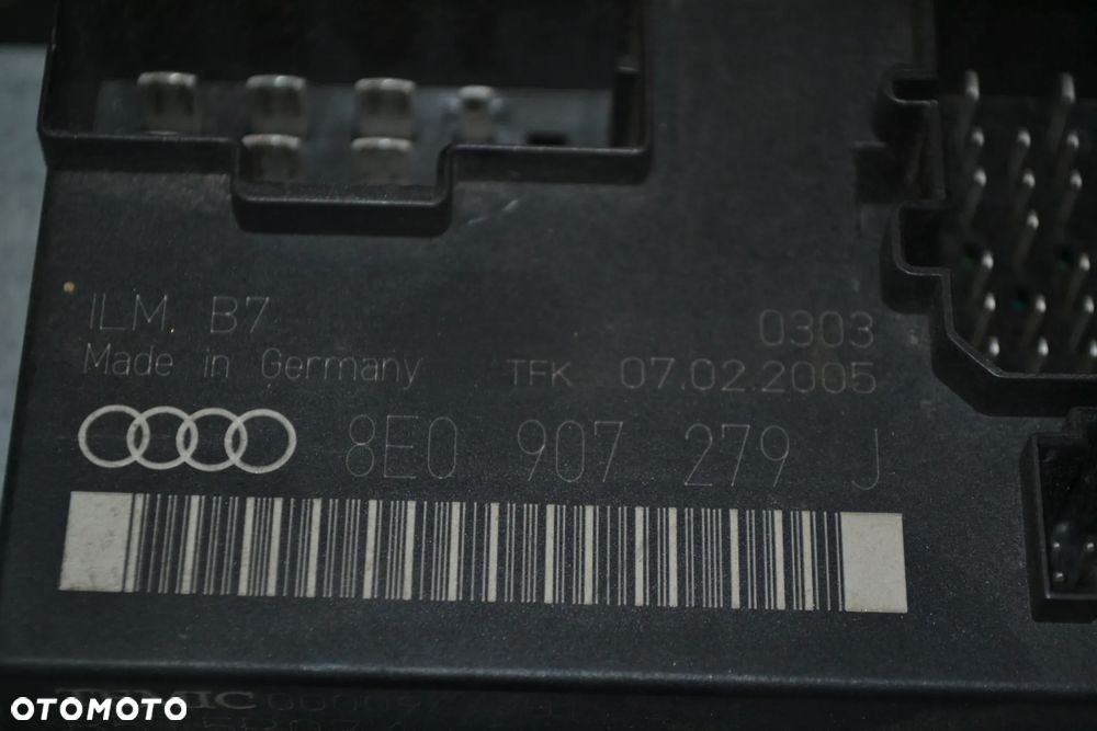 AUDI A4 B7 MODUŁ STEROWNIK ŚWIATEŁ 8E0907279J - 2