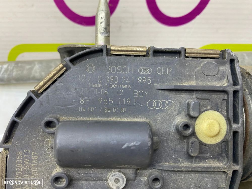 Limpa Vidros AUDI A3 (8P) 2.0 TDI Ref. 8P1955119F - NO. 340037 - 2