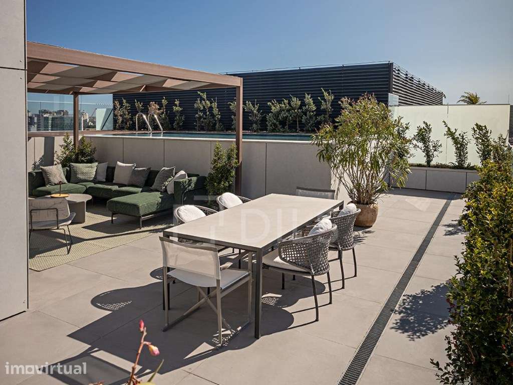 Penthouse T4, com piscina e terraço nas Avenidas Novas, Lisboa - Grande imagem: 5/115