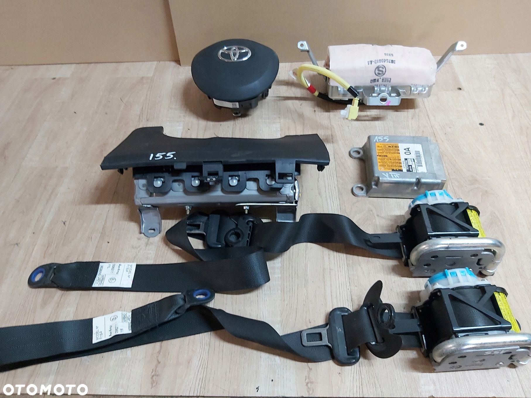 Toyota Yaris III PODUSZKA AIR BAG kierowcy deska napinacz pas przód - 3