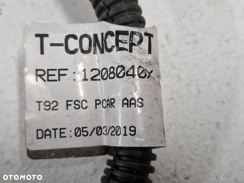 peugeot 308 ii t9 wiązka instalacja czujników parkowania pdc tył tylna 1208040x - 4