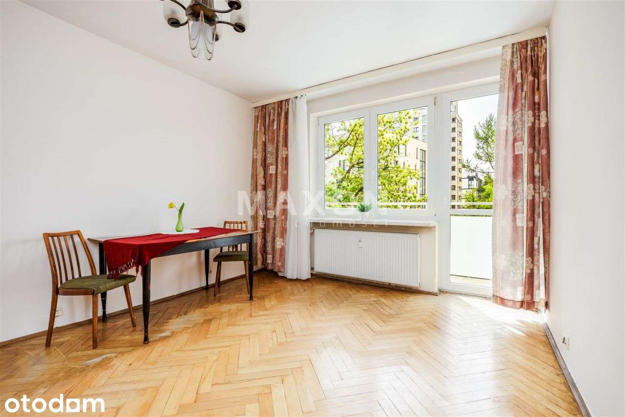 2 Pokoje, Metro, Balkon-Zielony Mokotów!