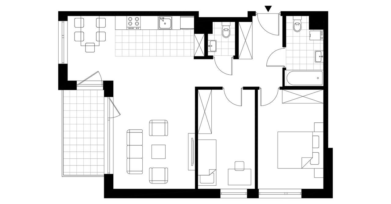 3-pokojowe mieszkanie 70m2 + balkon Bez Prowizji - Pełny obrazek: 3/23