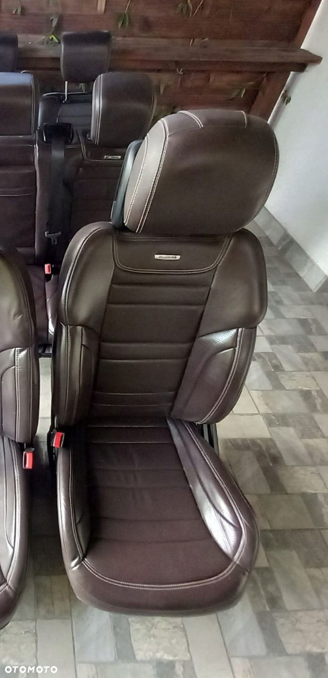 Fotel Fotele Kanapa wnętrze Mercedes GLS X166 AMG 7 MIEJSC MONITORY 15-19R - 2