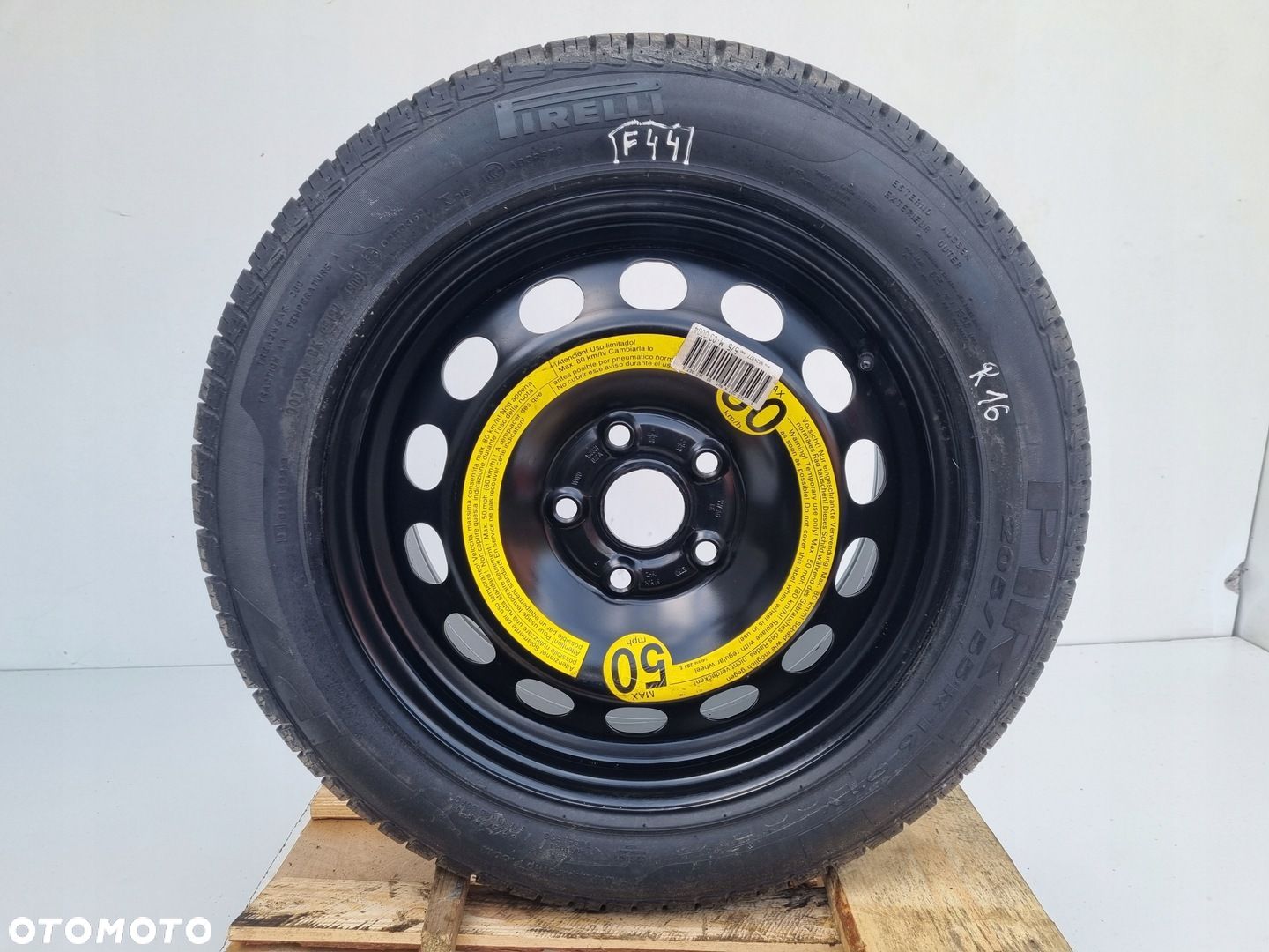 VW Golf VI Audi a3 KOŁO ZAPASOWE Zapas felga 205/55 R16 5x112 1K0601027A - 1