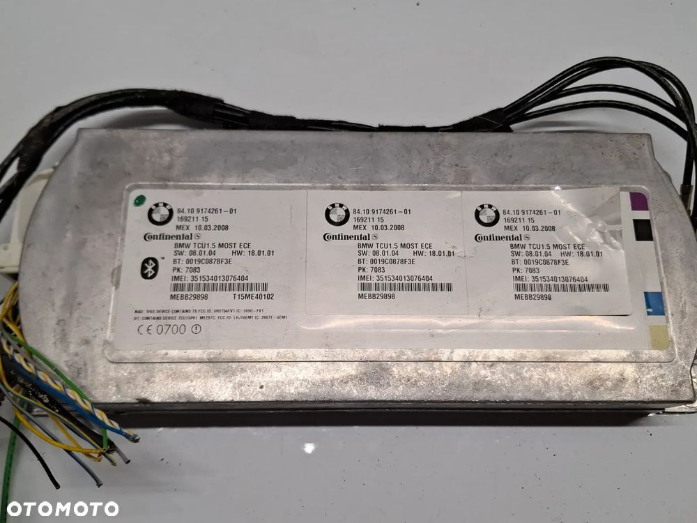 MODUL STEROWNIK BLUETOOTH BMW E90 E91 E92 E93 E87 E60 SLASK WYSYLKA - 1