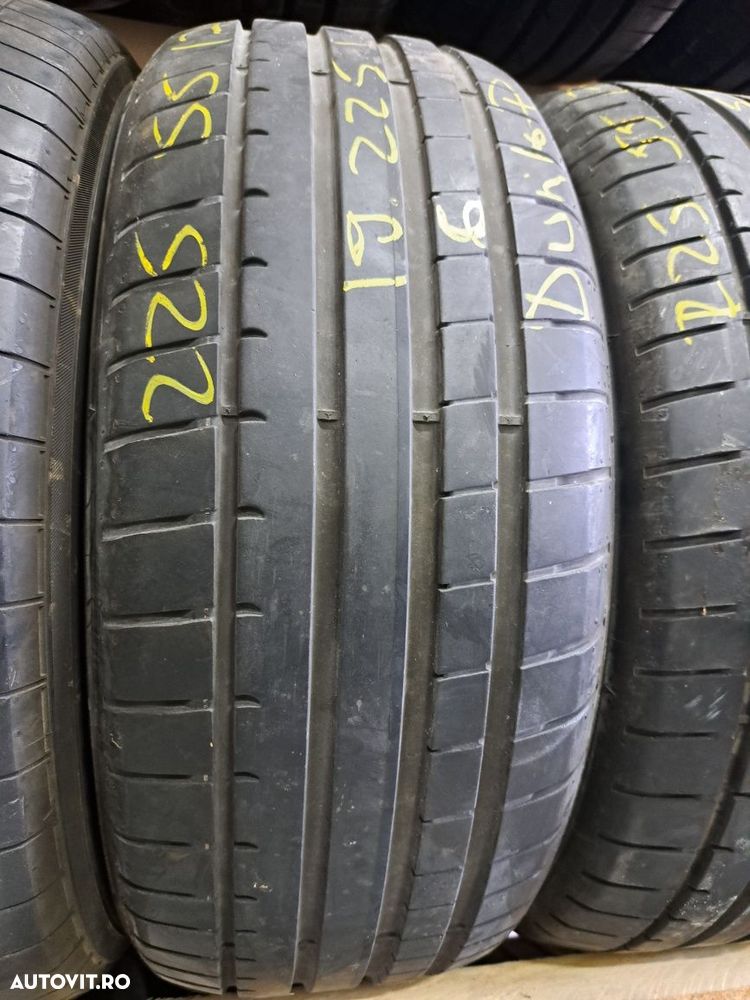 2 anvelope 225/55 R17 Dunlop profil 6mm - 2