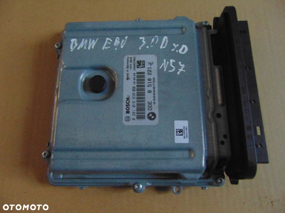 KOMPUTER STEROWNIK SILNIKA BMW E90 0281016838 - 1