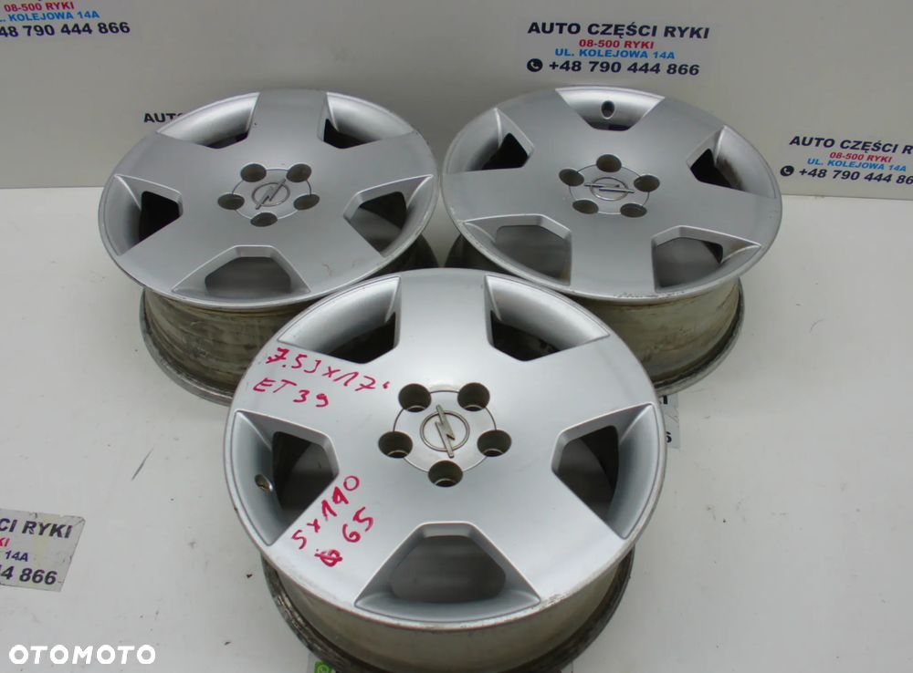 Opel Felgi Aluminiowe 5x110  7.5Jx17  et39 - 1