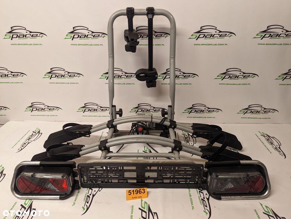 Uchwyt bagażnik rowerowy na hak na 2 rowery Eufab Jake - 1