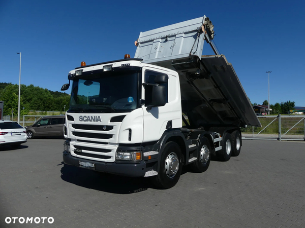 Scania P400 / 8x4 / WYWROTKA / HYDROBURTA / MANUAL / RETARDER /