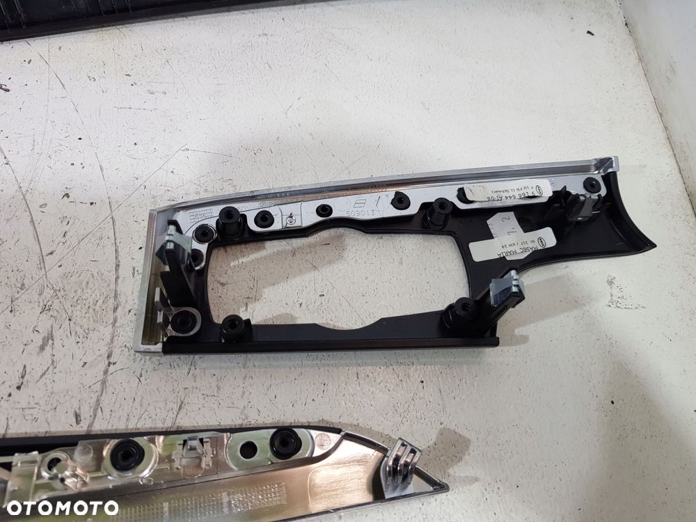 dekory listwy deski rozdzielczej bmw f10 f11 lift eur komplet black schwarz - 15
