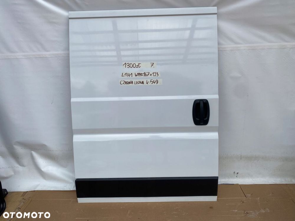 DUCATO BOXER JUMPER 14- drzwi przesuwne suwane KRÓTKI NISKI L1H1 549 BIAŁE - 1