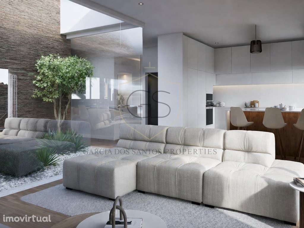 Moradia T4 térrea contemporânea com piscina privada, suite com clos... - Grande imagem: 3/11