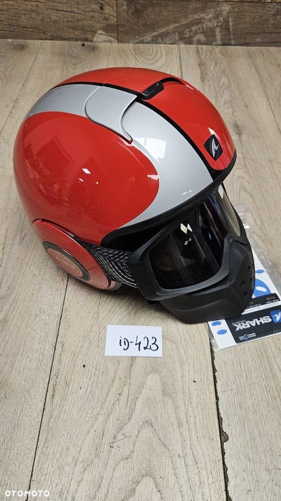Kask motocyklowy SHARK RAW Stripe Rozmiar M (57-58) - 1