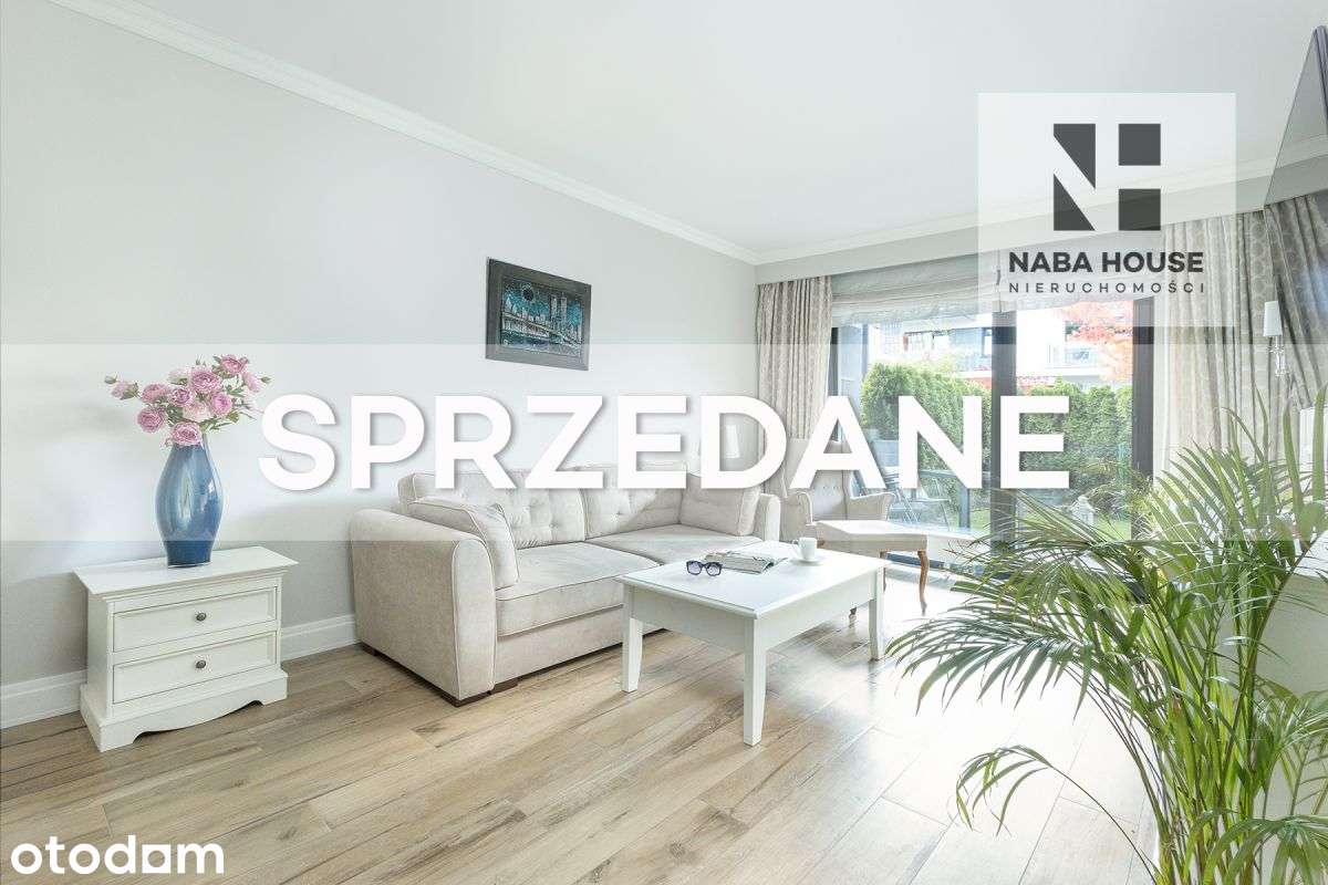 KomKomfortowe 55-metrowe Mieszkanie z ogrodem