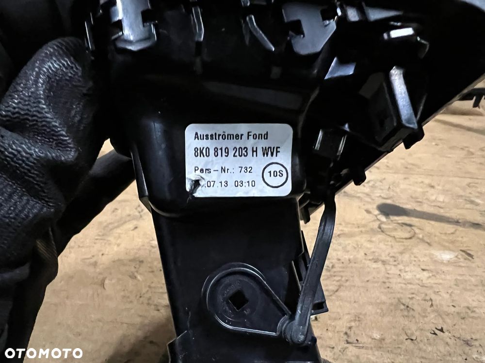 Kratka nawiewu powietrza tył tylna Audi A4 B8 Lift 8K0819203H - 5