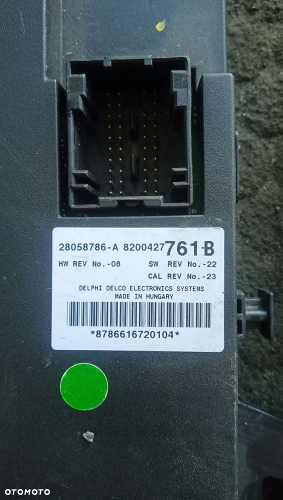moduł komfortu renault espace iv 8200427761-b - 2