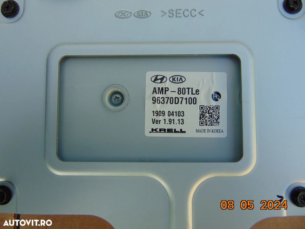 Amplificator sunet Hyundai Tucson 2015-2020 cod 96370d7100 - 4