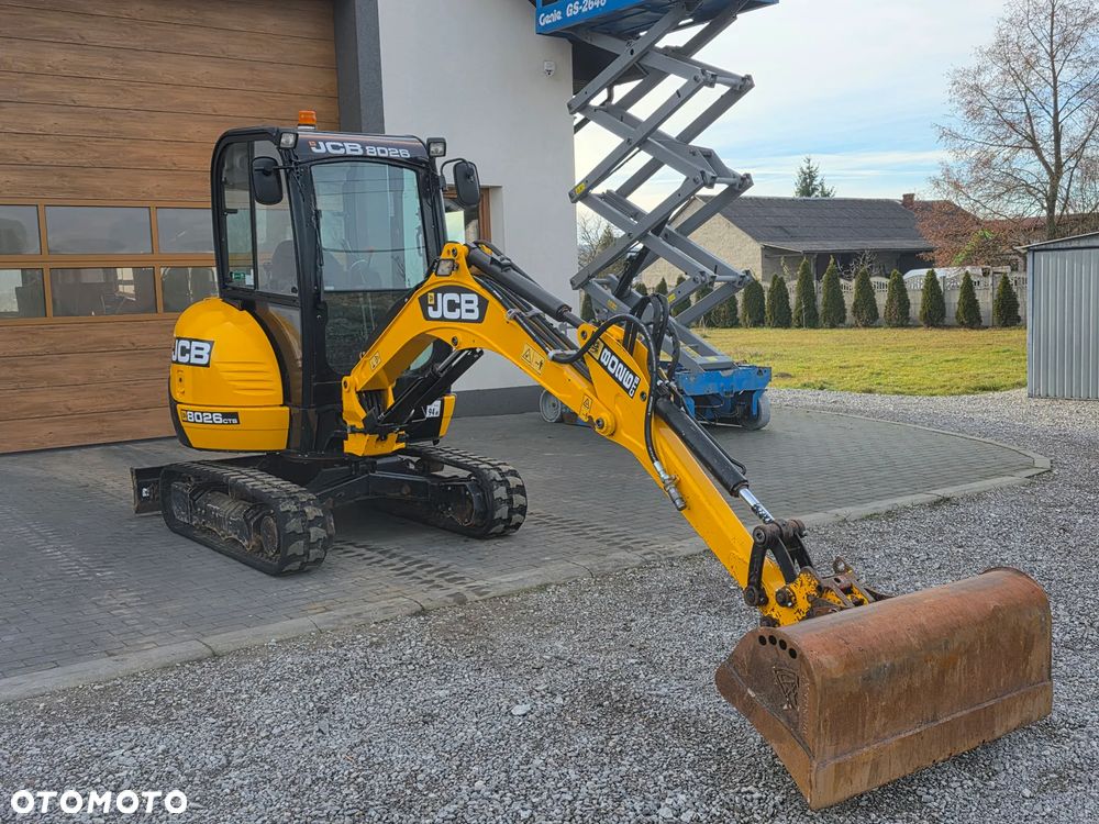JCB JCB 8026 mini koparka 3 łyżki szybkozłącze 1 wł sprowadzona serwisowana idealna 8025 - 19