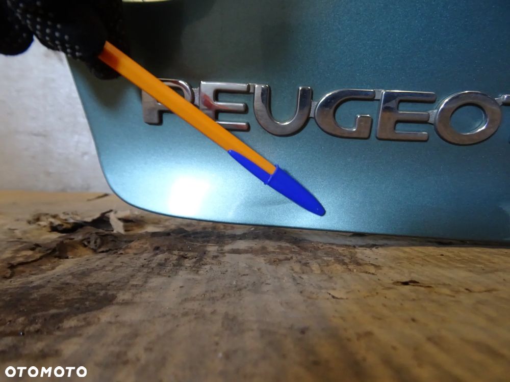 KLAPA TYŁ TYLNA SZYBA BAGAŻNIKA PEUGEOT 206 98-03 LAK:KRV NR236 - 6