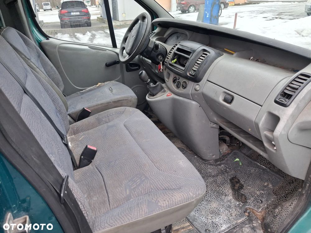Renault Traffic I Opel Vivaro 01-07 silnik kompletny 1.9 DCi F9Q 101KM F9Q760 skrzynia biegów 6 biegów PK6 375 drzwi maska klapa błotnik lampa lusterko szyba czołowa drzwi tył tylne zamek listwa atrapa podstawa czujnik przewód wiązka rura turbina intercooler lewarek maglownica zwrotnica zacisk podstawa stopień manetka panel wyświetlacz ramka boczek fotel ława pas pompa sterownik moduł felga sanki belka mechanizm NA CZĘŚCI WSZYSTKIE CZĘŚCI - 6