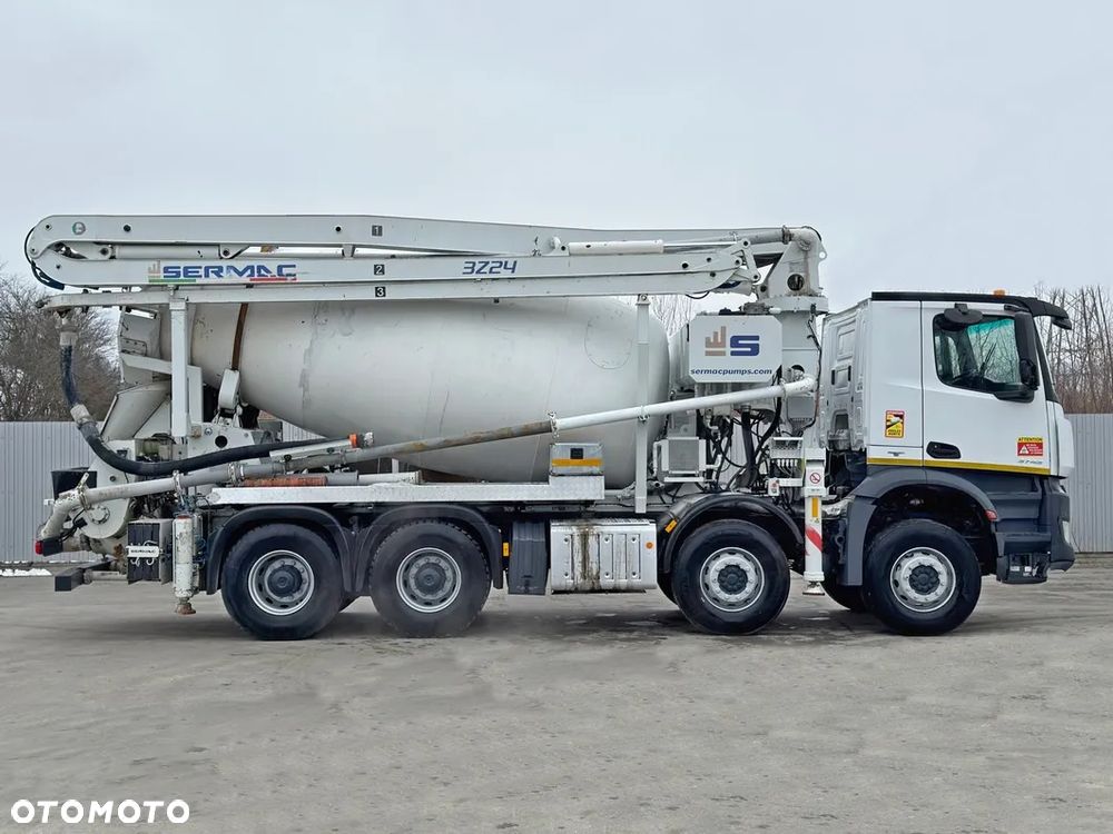 Mercedes-Benz AROCS 3743 * POMPA DO BETONU 25 m + PILOT * STAN BDB / 8x4 - 6