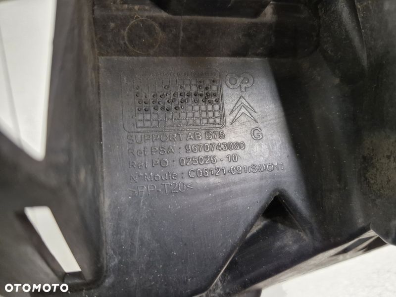 ds4 1 i uchwyt mocowanie halogenu led drl lewy przód lewe kratka 9670743080 - 8