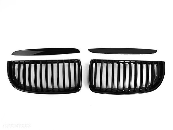Grile negre pentru BMW Seria 3 e90 e91 non-facelift 05-08 si facelift 2009+ ⭐️⭐️⭐️⭐️⭐️ - 5