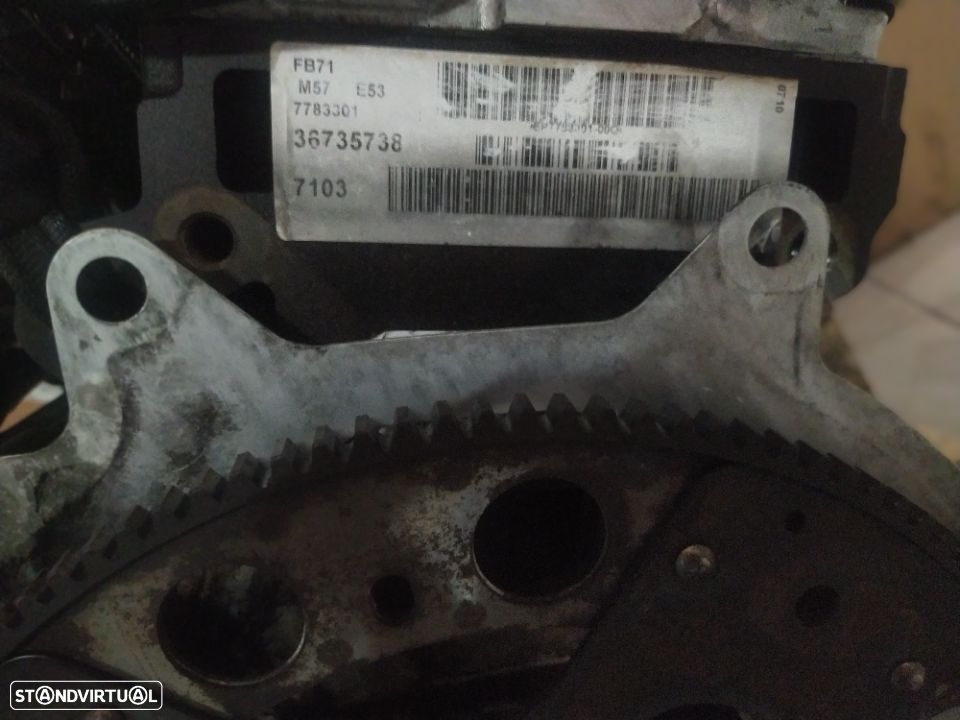 Motor Bmw X5 3.0D 218cv M57 bloco ferro 306D2  caixa velocidades 6HP26X 4x4 - 9