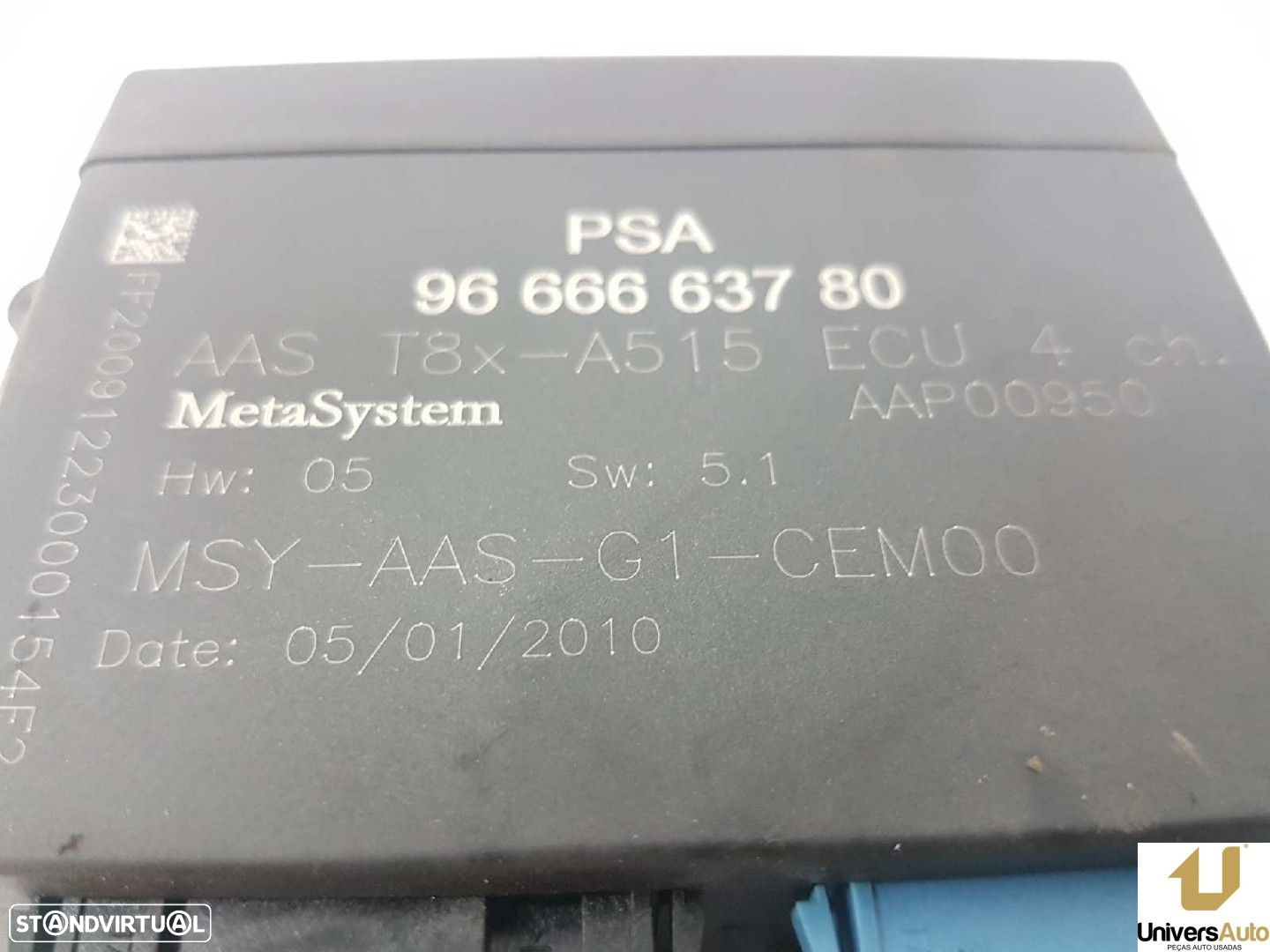 UNIDADE DE CONTROLE DE ESTACIONAMENTO PEUGEOT 3008 SPORT PACK - 4