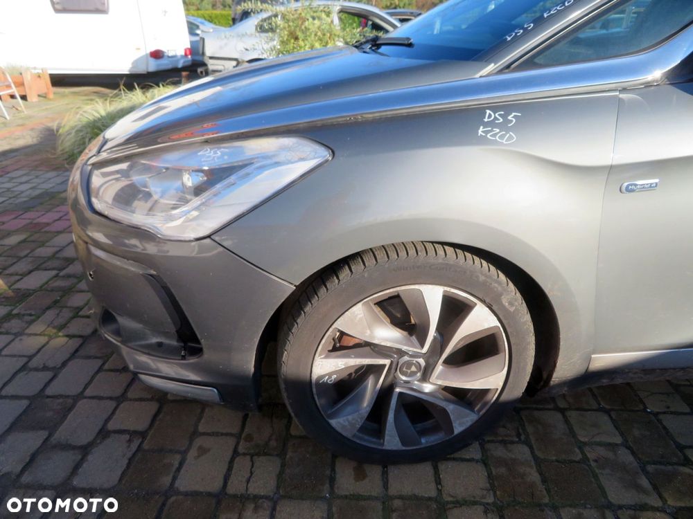 MASKA ZDERZAK BŁOTNIKI LAMPY DS5  KZCD  CITROEN 2011-2015 SZARY GALENA PRZÓD KOMPLETNY - 5