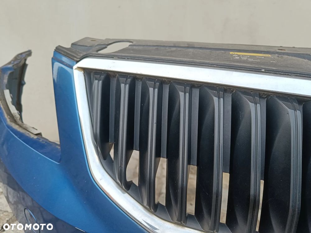 Zderzak przedni Skoda Octavia 3 III Przód Atrapa Grill Halogeny LF5W - 21