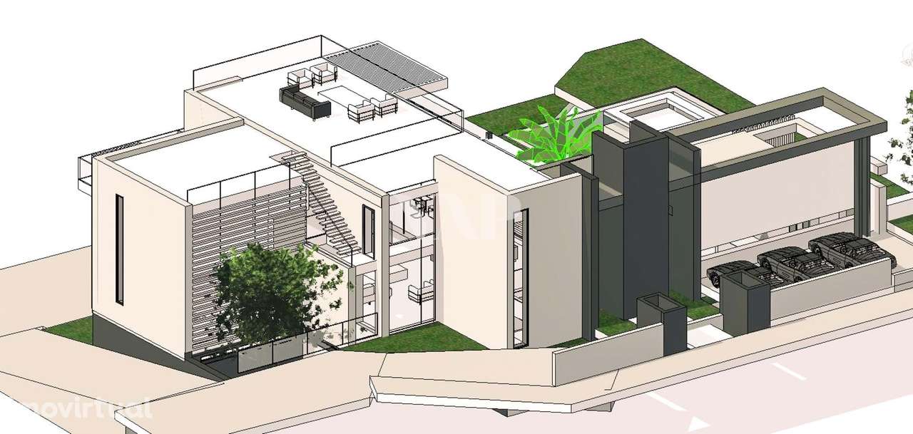 Em construção - Villa Contemporânea de Luxo 4+1 quartos com Vista para - Grande imagem: 5/10