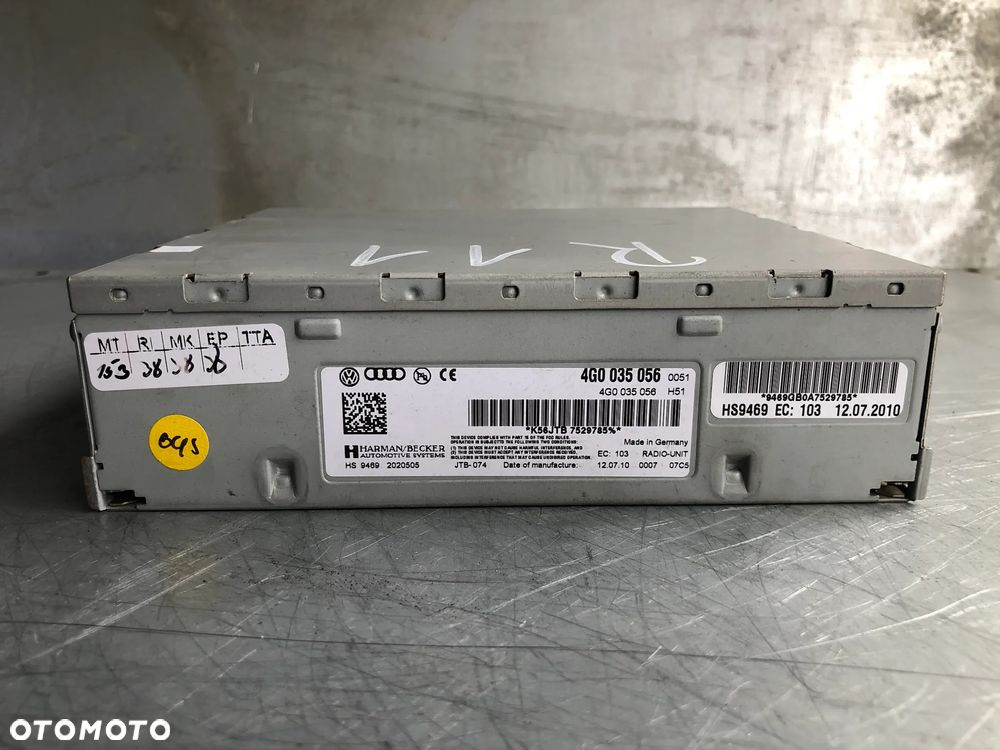 R11. Tuner Wzmacniacz Radia 4G0035056 Audi Q7 4L A5 8T A4 B8 - Gwarancja Wysyłka - 6