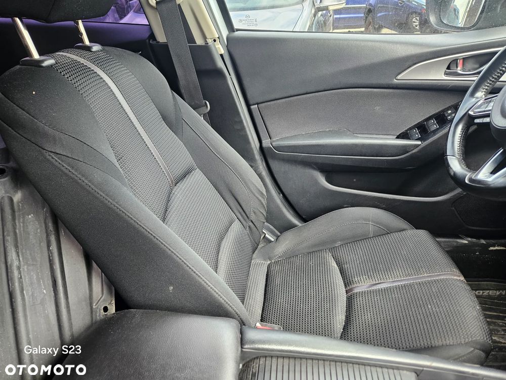 Fotel kierowcy lewy prawy pasażera kanapa tapicerki boczki Mazda 3 III BM Lift 2017r hatchback Europa - 5