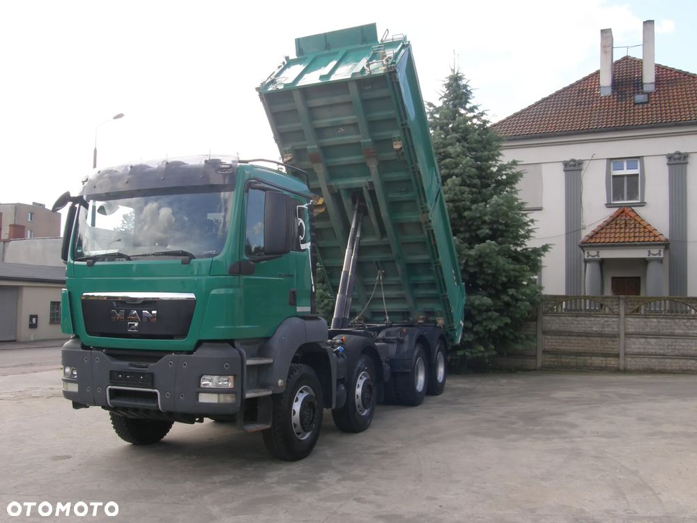 MAN TGS 35.440 8x4 2013rok manual wywrotka Meiller-Kipper z Niemiec - 6