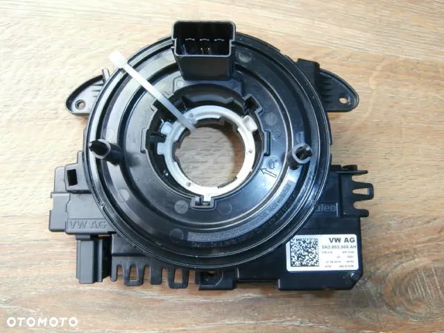 MODUŁ KIEROWNICY 5K0953569AH VW GOLF VI 6 JETTA TOURAN CADDY PASSAT B7 EOS TIGUAN SKODA OCTAVIA II SUPERB YETI AUDI A1 Q3 TAŚMA AIRBAG - 1