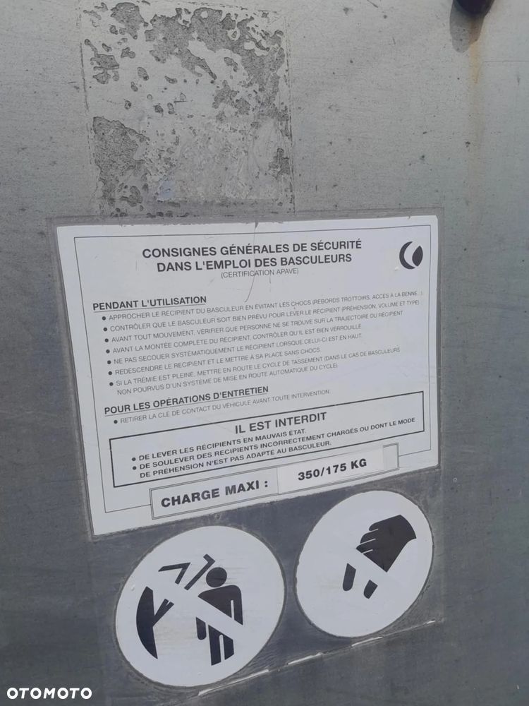 Zabudowa śmieciarki FAUN !! Typ SL5 TV !! - 5