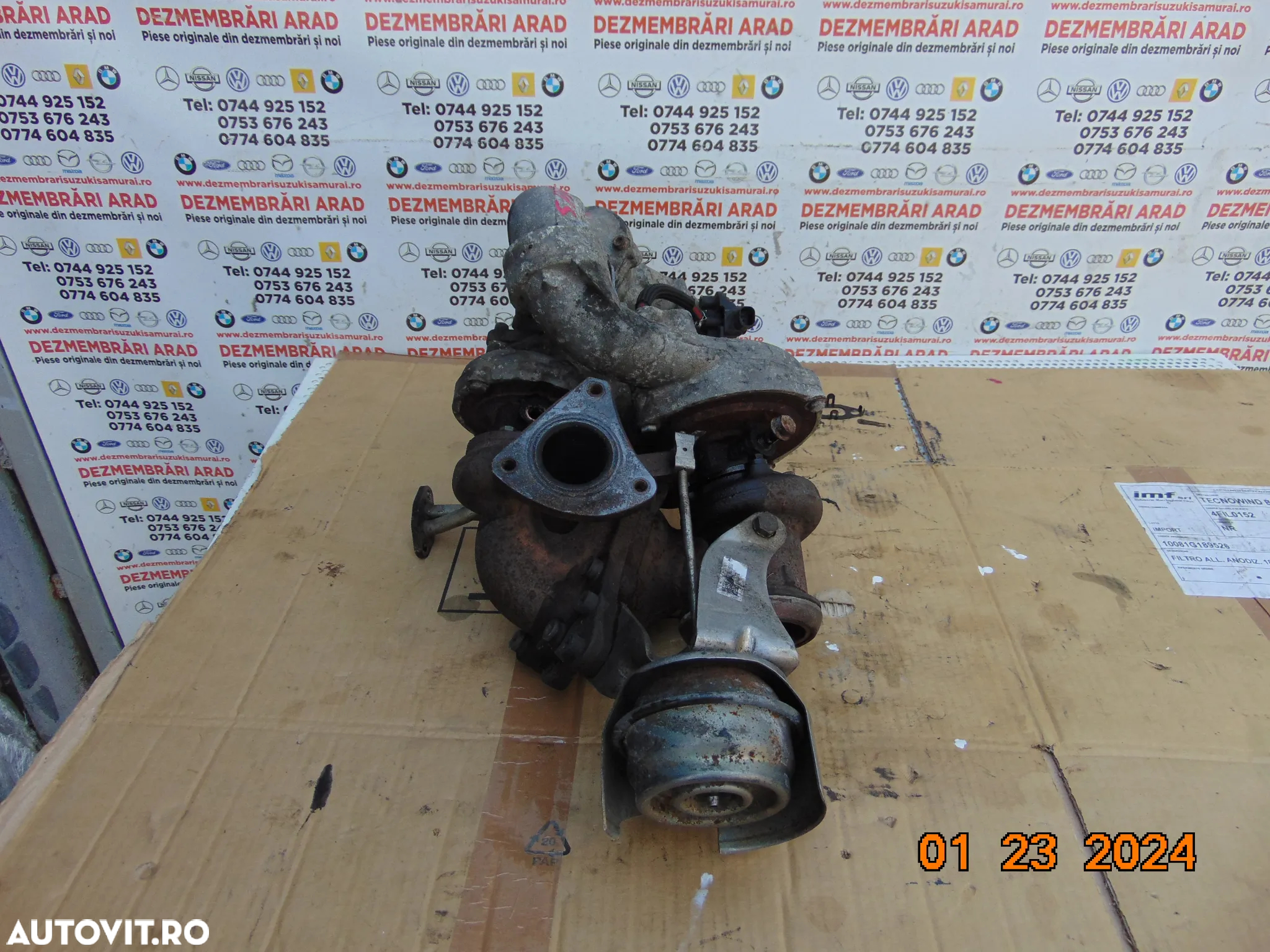 Turbine Mercedes Sprinter 2.2 euro 5 biturbo w906 euro 5 Vito w639 euro 5 cod a / a - 2