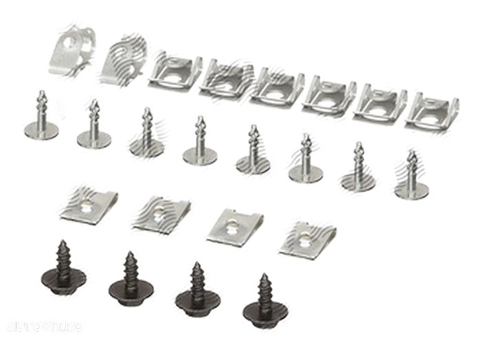 Set clipsuri si suruburi fixare scut motor BMW Seria 3 E46 1998-2005 - 1